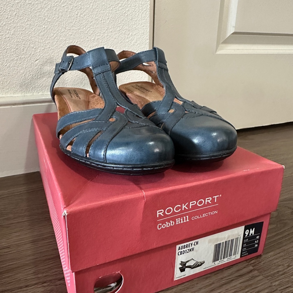 Rockport Women's Blue Sandals size 9m